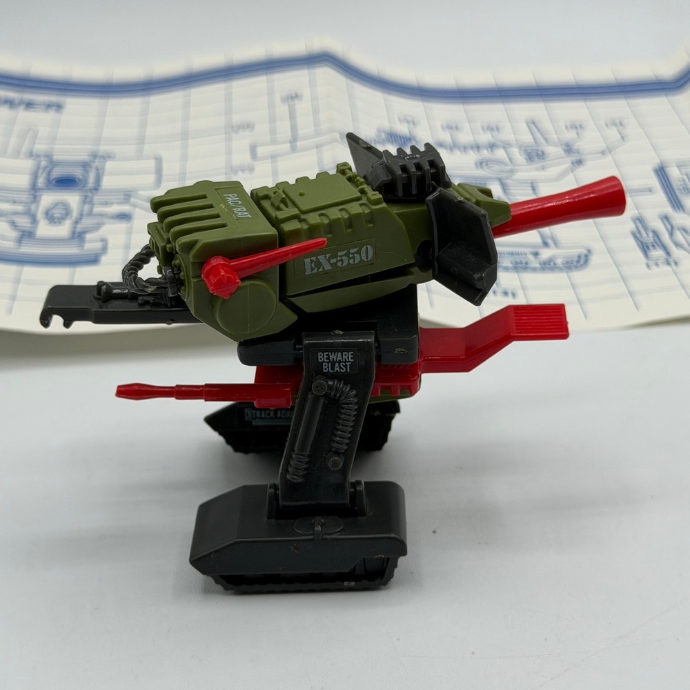 Vintage 1983 GI Joe PAC/RAT Flamethrower Vehicle Original Instructions Hasbro - Picture 5 of 11